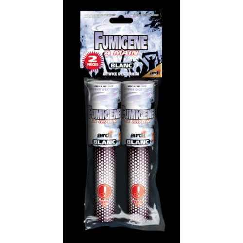 FUMIGENE A MAIN BLANC X2