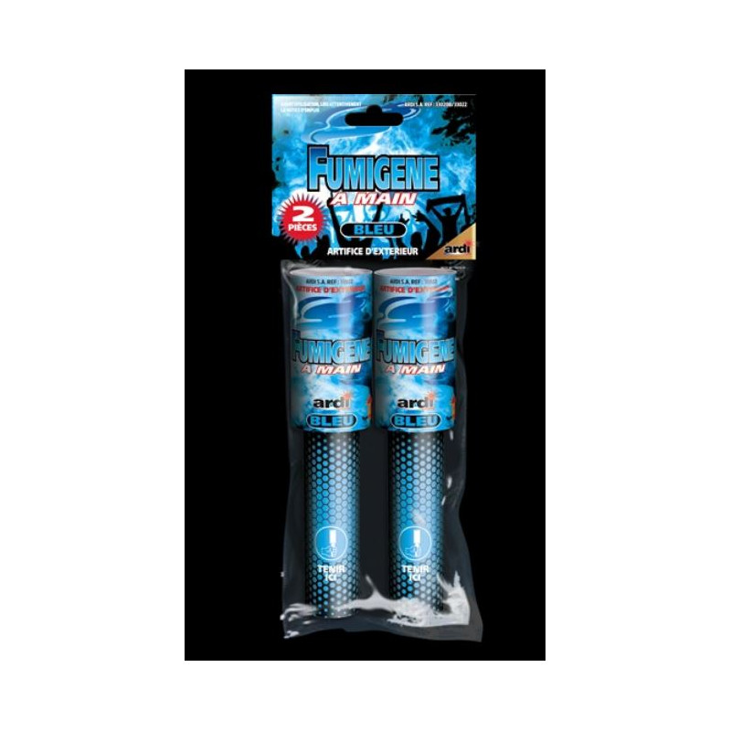 FUMIGENE A MAIN BLEU X2