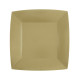10 ASSIETTES CARRE NATUREL PM