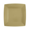10 ASSIETTES CARRE NATUREL PM