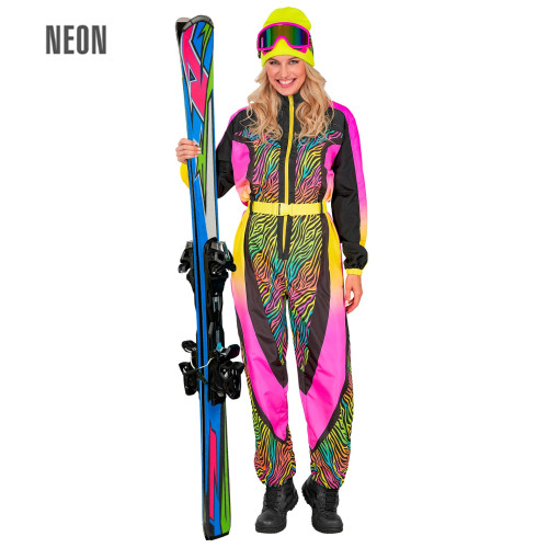 COMBI SKI ZÉBRÉE MULTICOLORE M