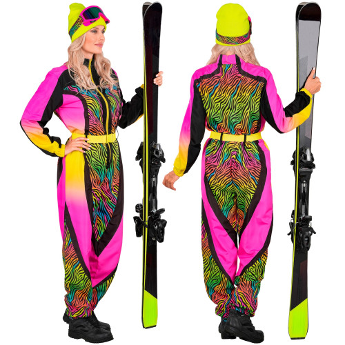 COMBI SKI ZÉBRÉE MULTICOLORE M