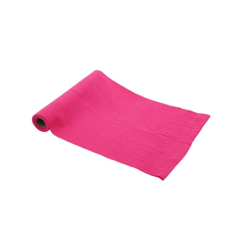 CH. DE TABLE CHEESECLOTH FRAMBOISE