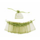 10 POCHONS ORGANZA VERT SAUGE