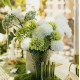 BOUQUET 6 DAHLIAS/FEUILLAGE VERT