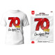 TEE SHIRT ON SIGNE 70 ANS