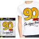 TEE SHIRT ON SIGNE 90 ANS