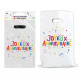 6 SACHETS PLASTIQUES JOYEUX ANNIVERSAIRE