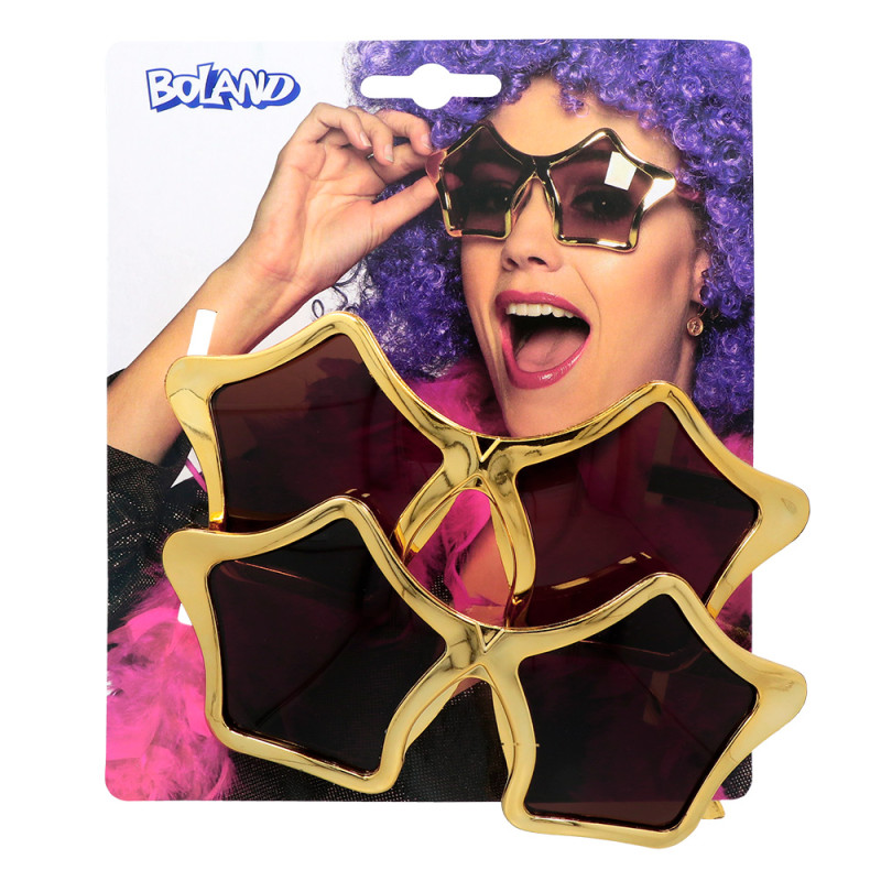 SET 2 LUNETTES PARTY STAR OR