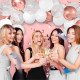 KIT ARCHE A BALLONS ROSE DORE