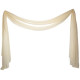 VOILE POUR ARCHE CEREMONIE CREME