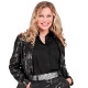 CEINTURE PAILETTES ARGENTE