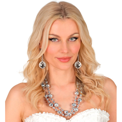 COLLIER BALLE DISCO