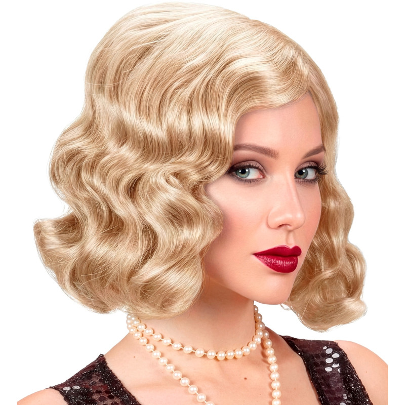 PERRUQUE ANNEES 20 BLONDE
