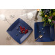 10 ASSIETTES GM CARRE BLEU