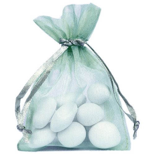 10 SAC ORGANZA EUCALYPTUS