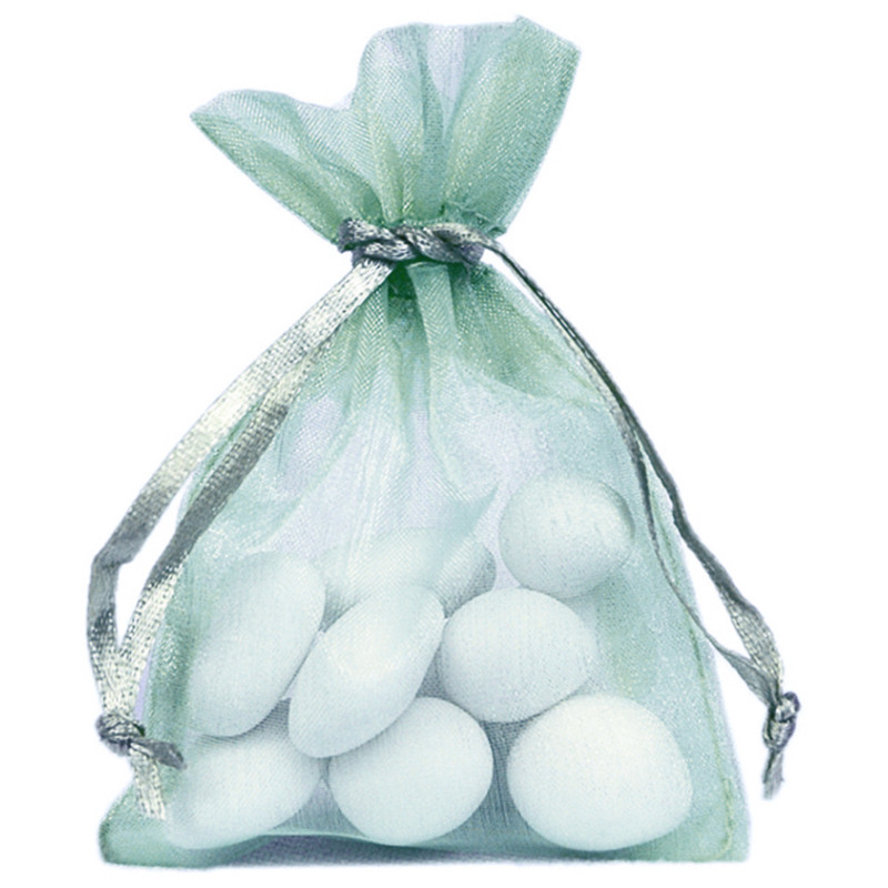 10 SAC ORGANZA EUCALYPTUS