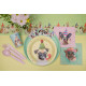 12 SERVIETTES CHIEN MULTICOLORE