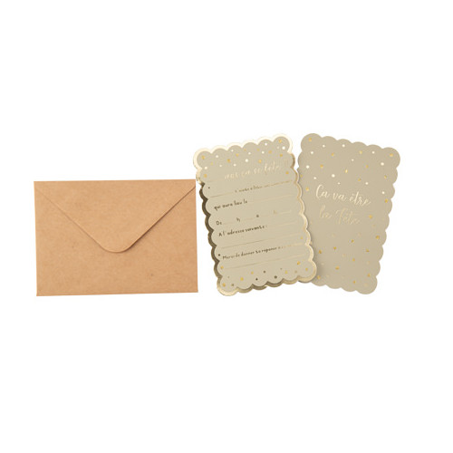 8 INVIATIONS CA VA ETRE LA FETE