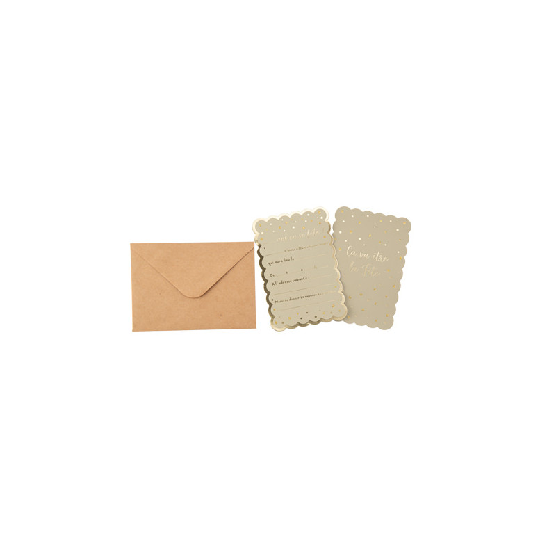 8 INVIATIONS CA VA ETRE LA FETE