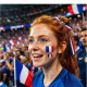 8 TATOUAGES SUPPORTER FRANCE