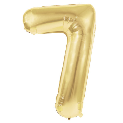 BALLON CHIFFRE 7 OR 86CM