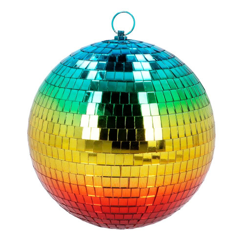 BOULE DISCO ARC EN CIEL 20CM