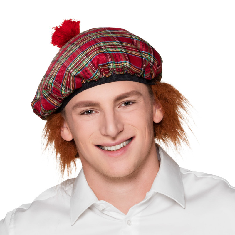 BERET ECOSSAIS+POMPON