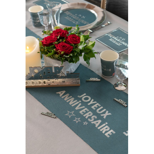 CH TABLE STAR DU JOUR BLEU CANARD