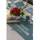 CH TABLE STAR DU JOUR BLEU CANARD