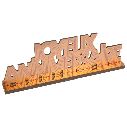 LETTRES J.ANNIVERSAIRE ROSE GOLD