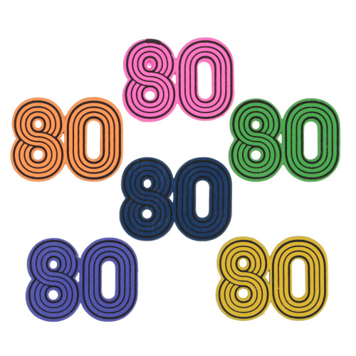 DECO A PARSMER 80'S MULTICOLORE