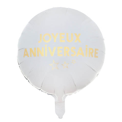 BALLON ALU STAR DU JOUR OR