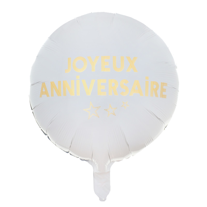 BALLON ALU STAR DU JOUR OR