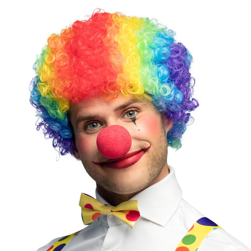 PERRUQUE CLOWN MULTICOLORE