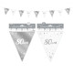 GUIRL FANION 80 ANS METAL ARGENT