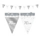 GUIRL FANION 70 ANS METAL ARGENT