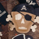 8 ASSIETTES PIRATE KRAFT