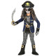 SQUELETTE CAPITAINE PIRATE 140CM