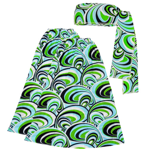 SET ANNEES 70 BANDEAU &amp; JAMBIERE