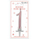 BOUGIE METAL ROSE.G CHIFFRE 1