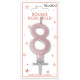 BOUGIE METAL ROSE.G CHIFFRE 8