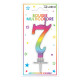 BOUGIE METAL MULTI CHIFFRE 7