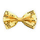 NOEUD PAPILLON SEQUIN OR