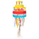 PIÑATA À TIRER GATEAU D ANNIVERSAIRE