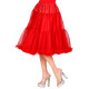 JUPE/JUPON EN TULLE ROUGE