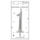 BOUGIE METAL ARGENT CHIFFRE 1