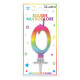 BOUGIE METAL MULTI CHIFFRE 0