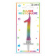 BOUGIE METAL MULTI CHIFFRE 1