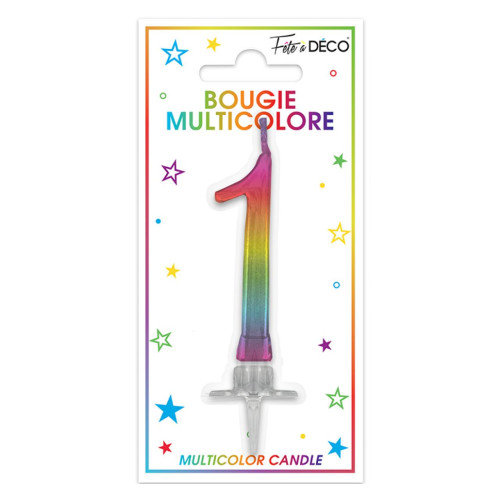BOUGIE METAL MULTI CHIFFRE 1